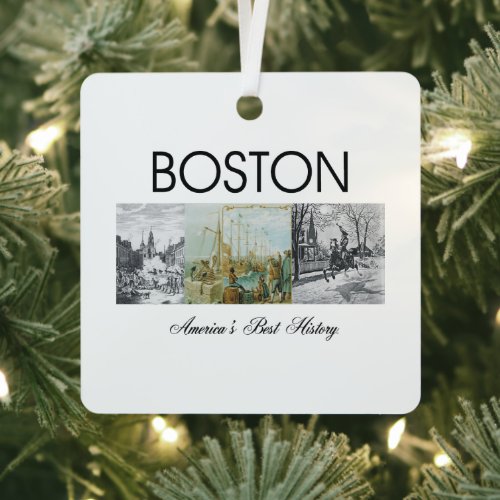 TOP Boston Metal Ornament