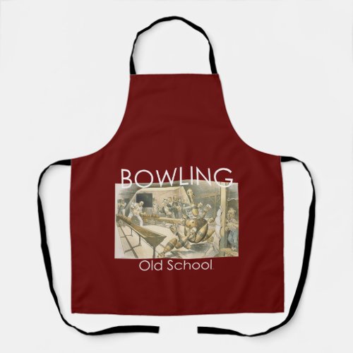 TOP Bowling Old School Apron