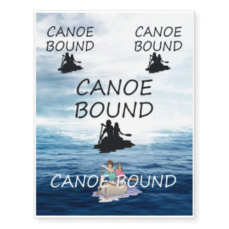 TOP Canoe Bound Temporary Tattoos