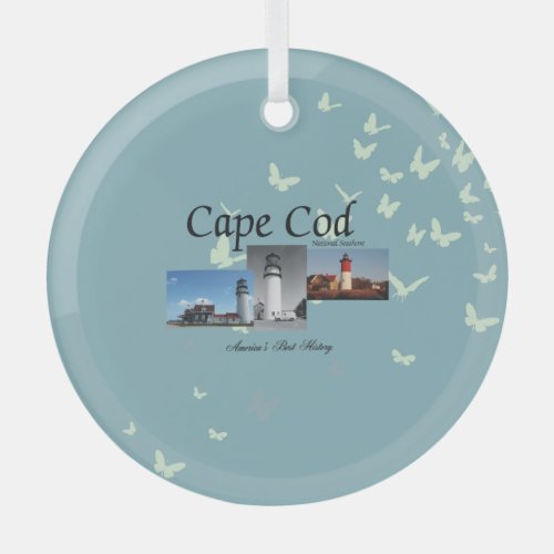 TOP Cape Cod Glass Ornament