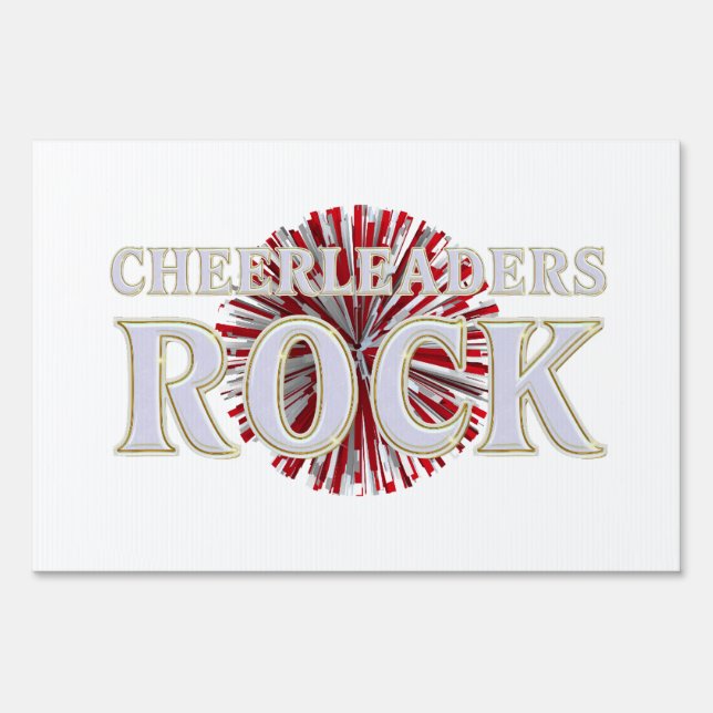TOP Cheerleaders Rock Sign (Front)