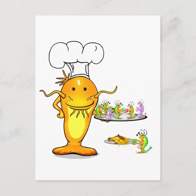 Top Chef Catfish Postcard (Front)