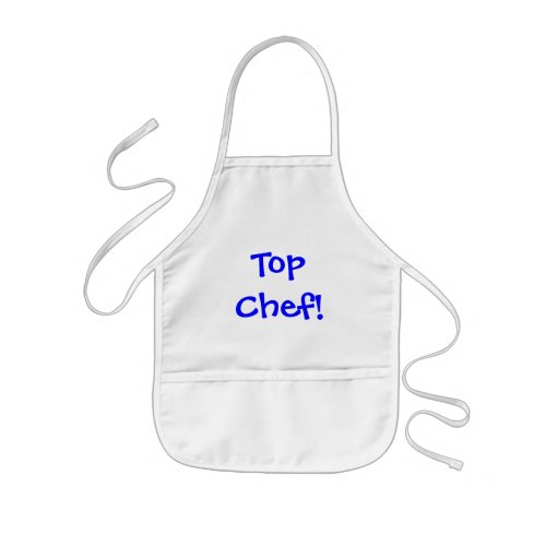 Top Chef Childs Apron Blue