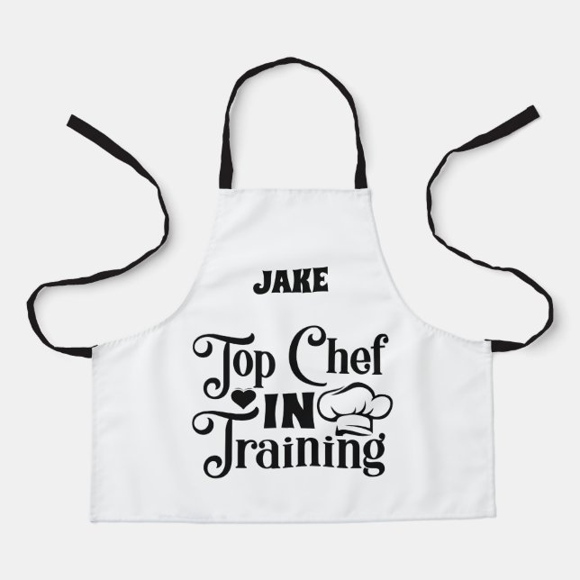 Top Chef in Training Apron (Front)