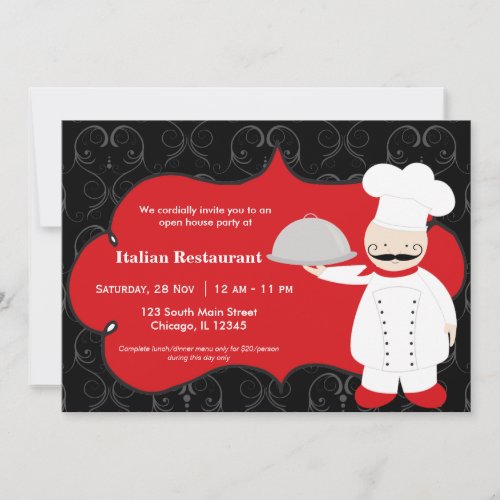 Top Chef Restaurant Personalized Announcements