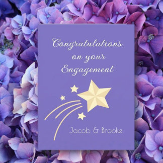 Top Choice! Custom Engagement card