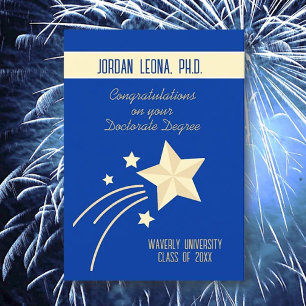 Top Choice! Doctorate graduation card (Ph.D.)