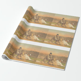 TOP Classic Baseball Wrapping Paper