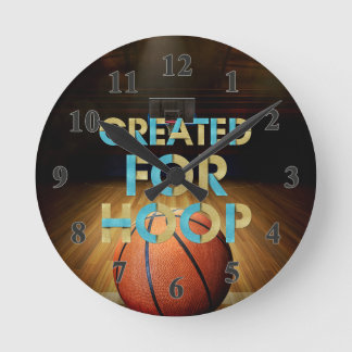 TOP Created for Hoop Round Clock