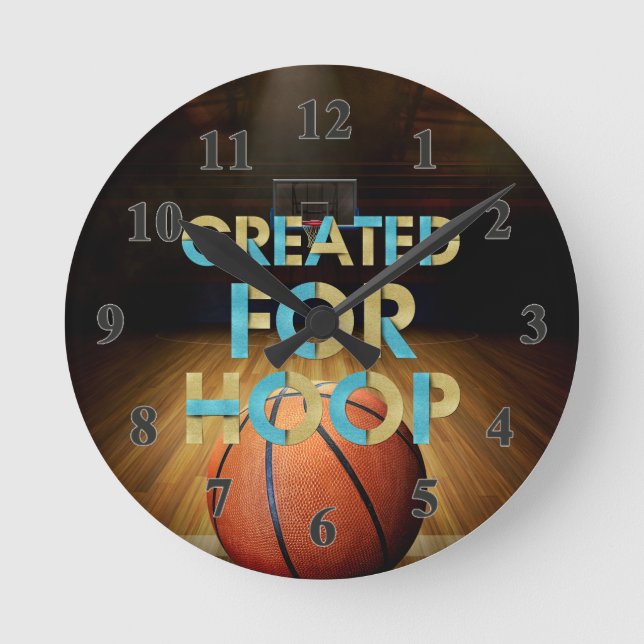 TOP Created for Hoop Round Clock (Front)