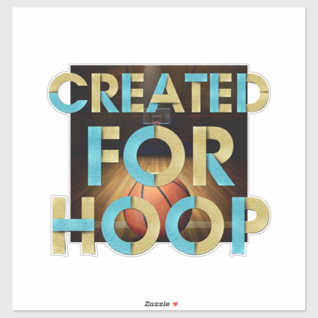 TOP Created for Hoops Sticker (Sheet)