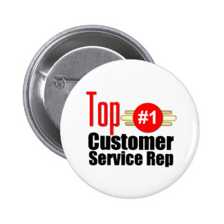 Customer Service Buttons and Customer Service Pins