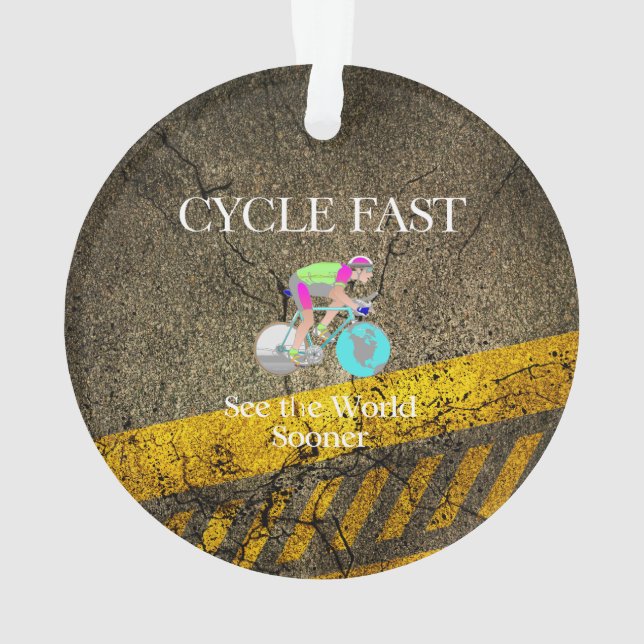 TOP Cycle Fast Ornament (Back)