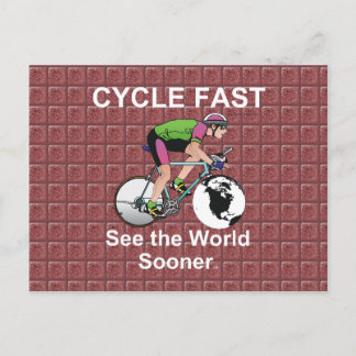 TOP Cycle Fast Postcard