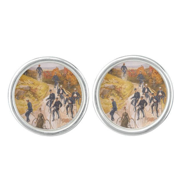 TOP Cycling Cufflinks (Front)