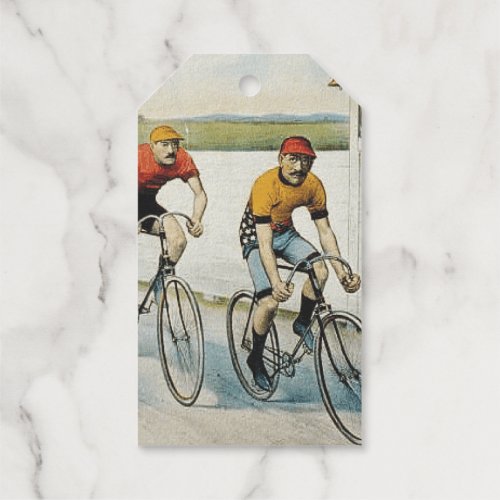 TOP Cycling Old School Foil Gift Tags