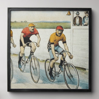 TOP Cycling Old School Peel And Stick Photo Tile