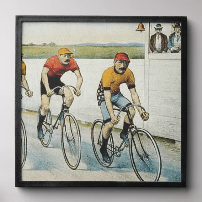 TOP Cycling Old School Peel And Stick Photo Tile Zazzle