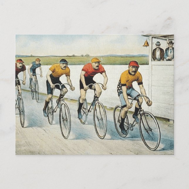 TOP Cycling Old School Postcard (Front)