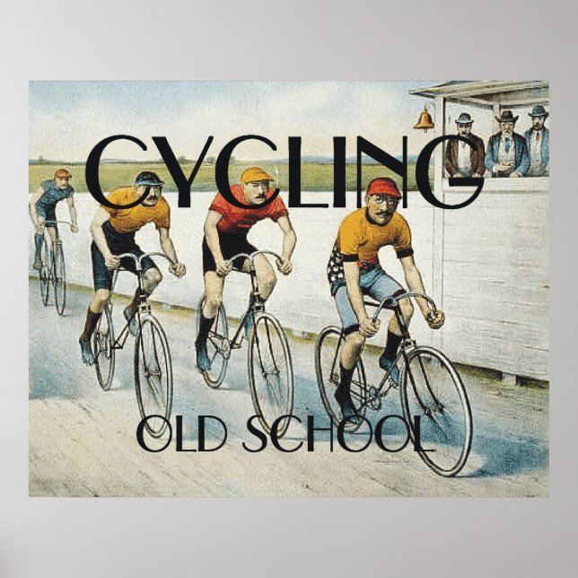 TOP Cycling Old School Poster (Front)