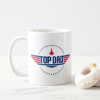 Top Dad Top Gun Inspired