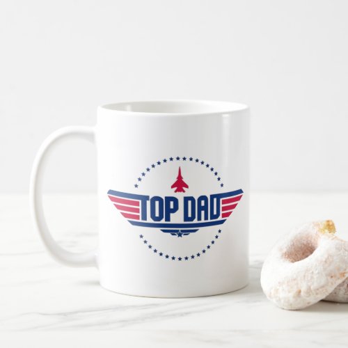 Top Dad Top Gun Inspired Coffee Mug