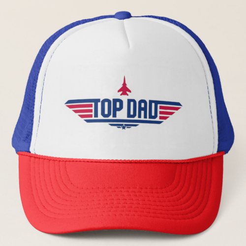 Top Dad Top Gun Inspired Trucker Hat