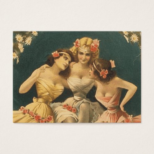 TOP Dance Hall Girls Business Card Template