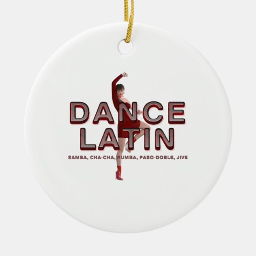 TOP Dance Latin Ceramic Ornament