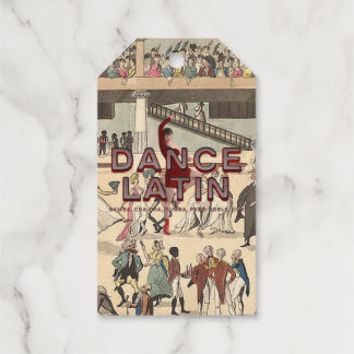 TOP Dance Latin Foil Gift Tags