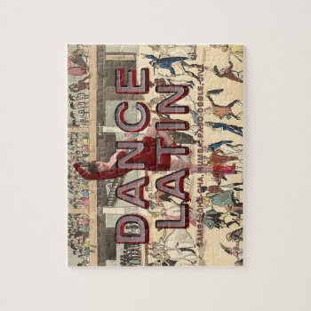 Top Dance Latin Jigsaw Puzzle by teepossible at Zazzle