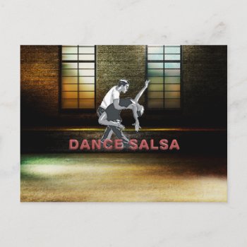Top Dance Salsa Postcard by teepossible at Zazzle