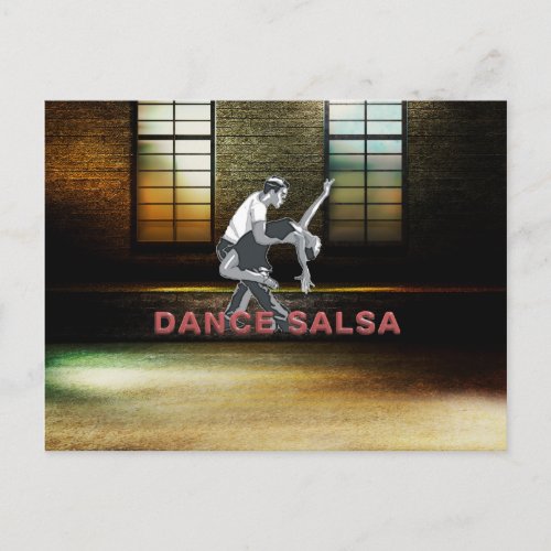 TOP Dance Salsa Postcard
