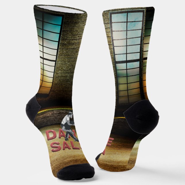 TOP Dance Salsa Socks (Angled)