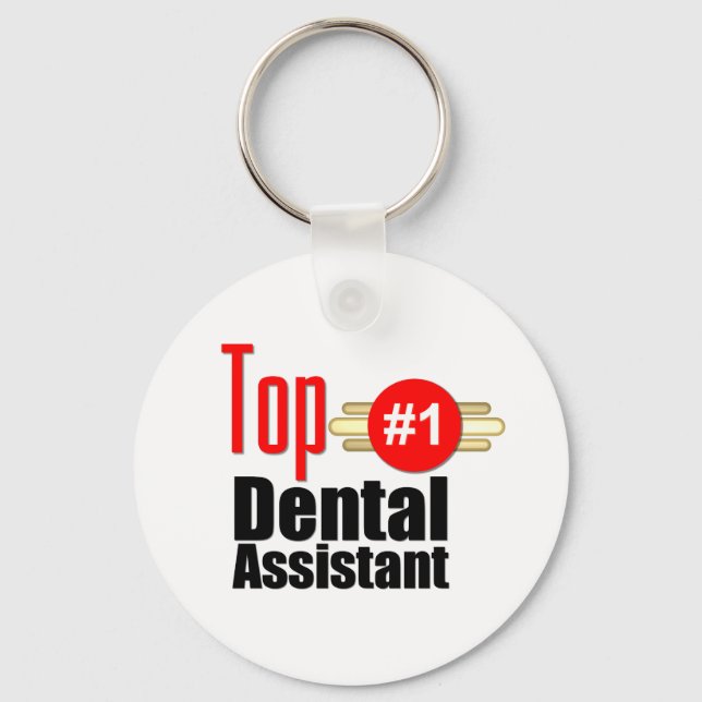 Top Dental Assistant Keychain (Front)