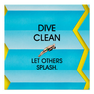 TOP Dive Clean Poster