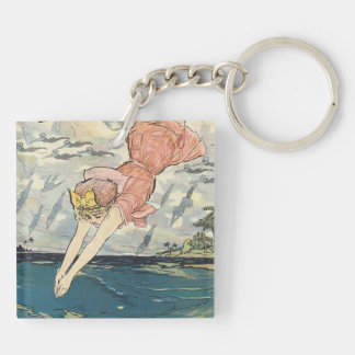 TOP Dive Gir Keychain