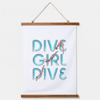 TOP Dive Girl Dive Hanging Tapestry