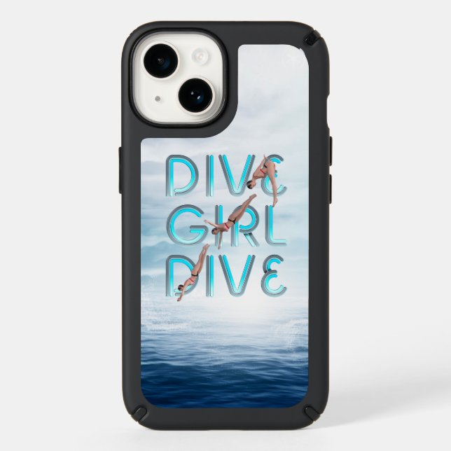 TOP Dive Girl Dive Speck iPhone Case (Front)