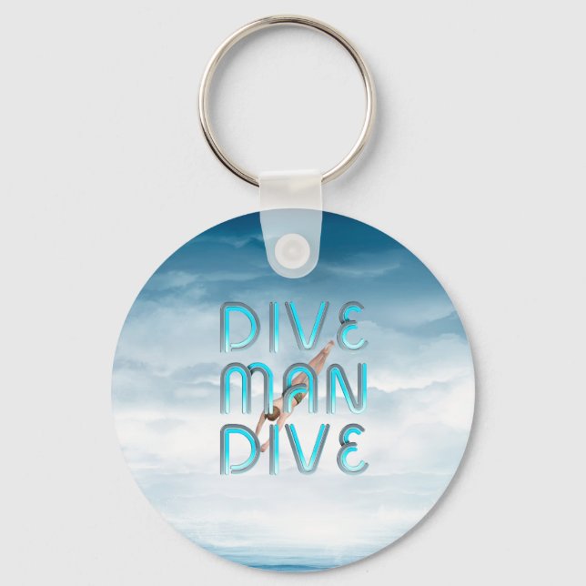 TOP Dive Man Dive Keychain (Front)