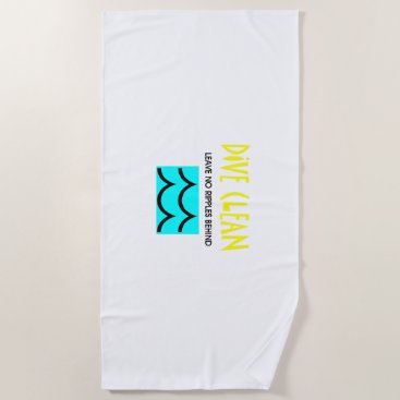 TOP Diving No Ripples Beach Towel TOP Diving No Ripples Beach Towel