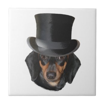 Top Dog Ceramic Tile by images2go at Zazzle