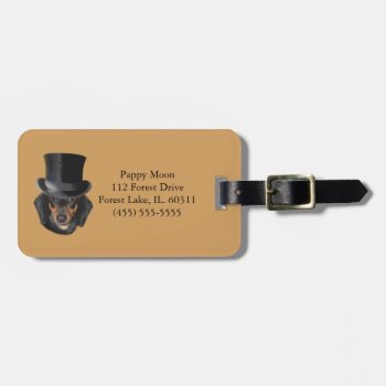 Top Dog Luggage Tag by images2go at Zazzle