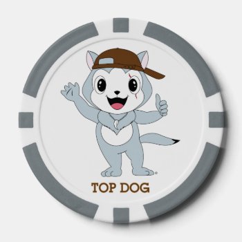 Top Dog™ Poker Chips by CUTEbrandsGIFTS at Zazzle