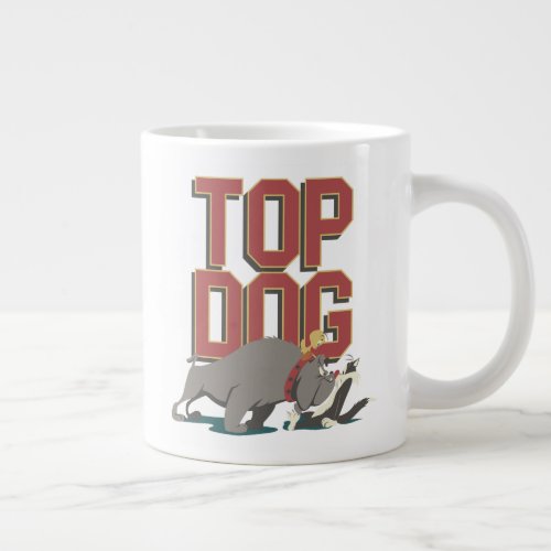 Top Dog Spike Guarding TWEETY From SYLVESTER Giant Coffee Mug