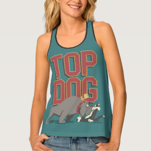 "Top Dog" Spike Guarding TWEETY™ From SYLVESTER™ Tank Top