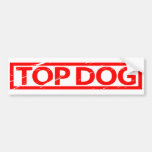 Top Dog Stamp Bumper Sticker