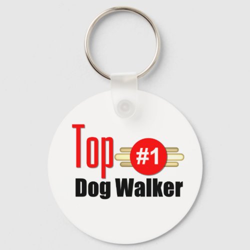 Top Dog Walker Keychain