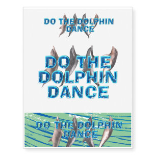 TOP Dolphin Dance Temporary Tattoos