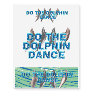 TOP Dolphin Dance Temporary Tattoos